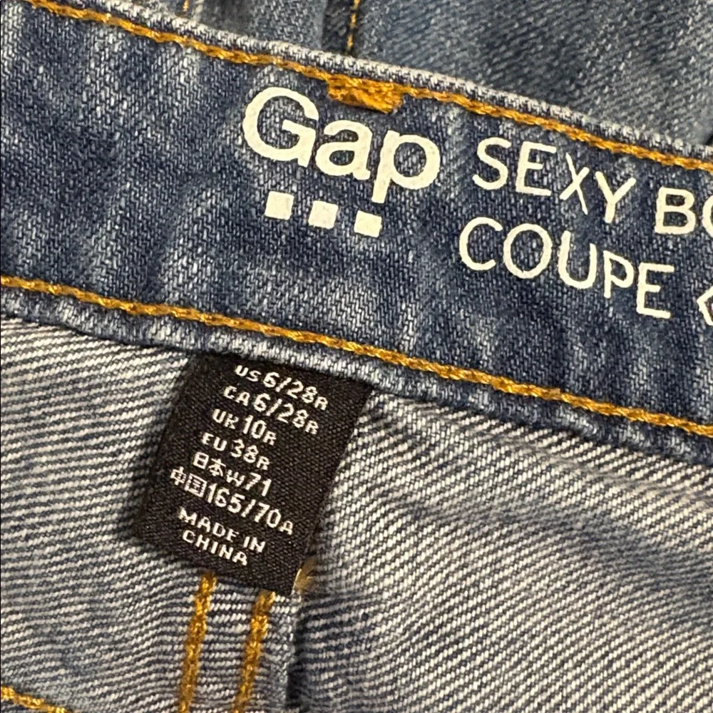 Gap Distressed Sex Boyfriend Jeans 6 - Picture 10 of 10